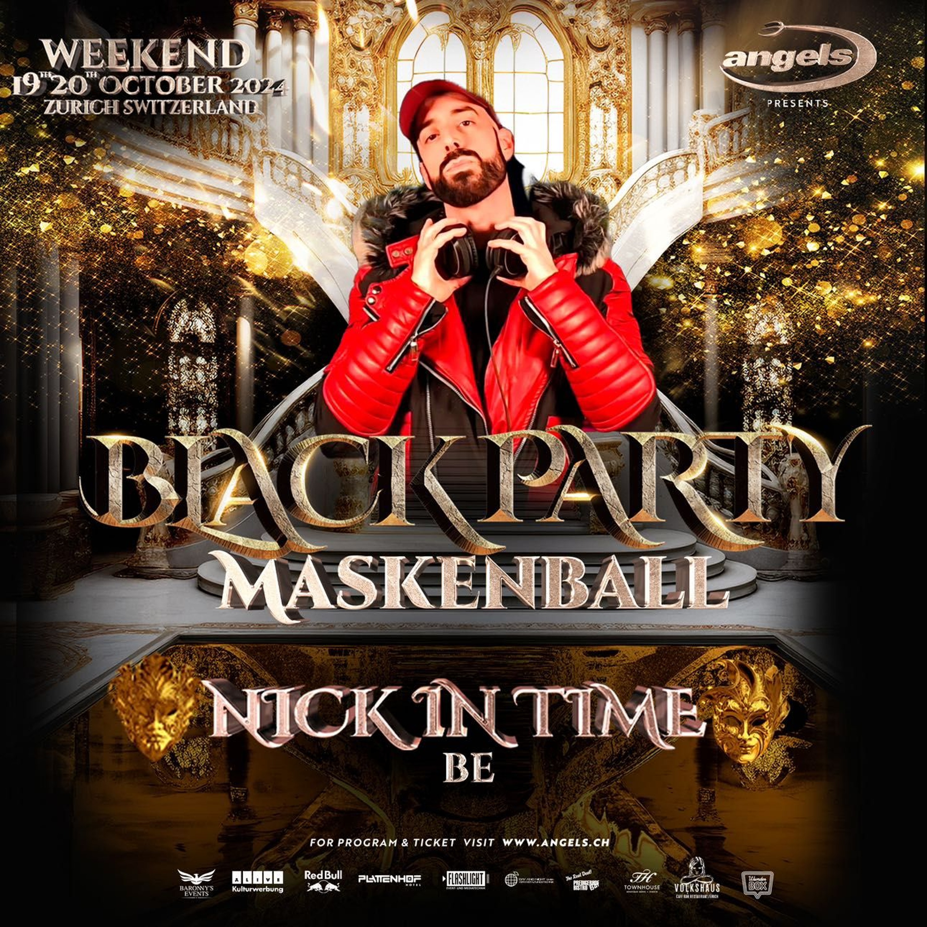 Nick In Time – Angels Events BLACK PARTY WEEKEND MASKENBALL @ Wunderbox Zurich episode artwork