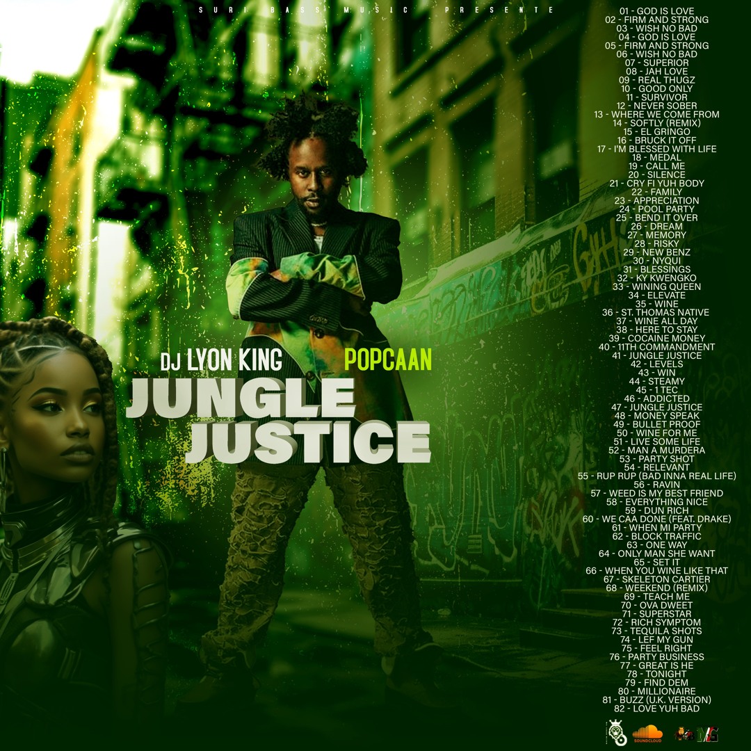 Pochette de Popcaan Jungle Justice Mixtape