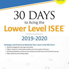 [Get] PDF 🖊️ 30 Days to Acing the Lower Level ISEE: Strategies and Practice for Maxi