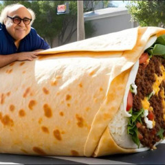 Danny DeVito On A phat Ass Burrito