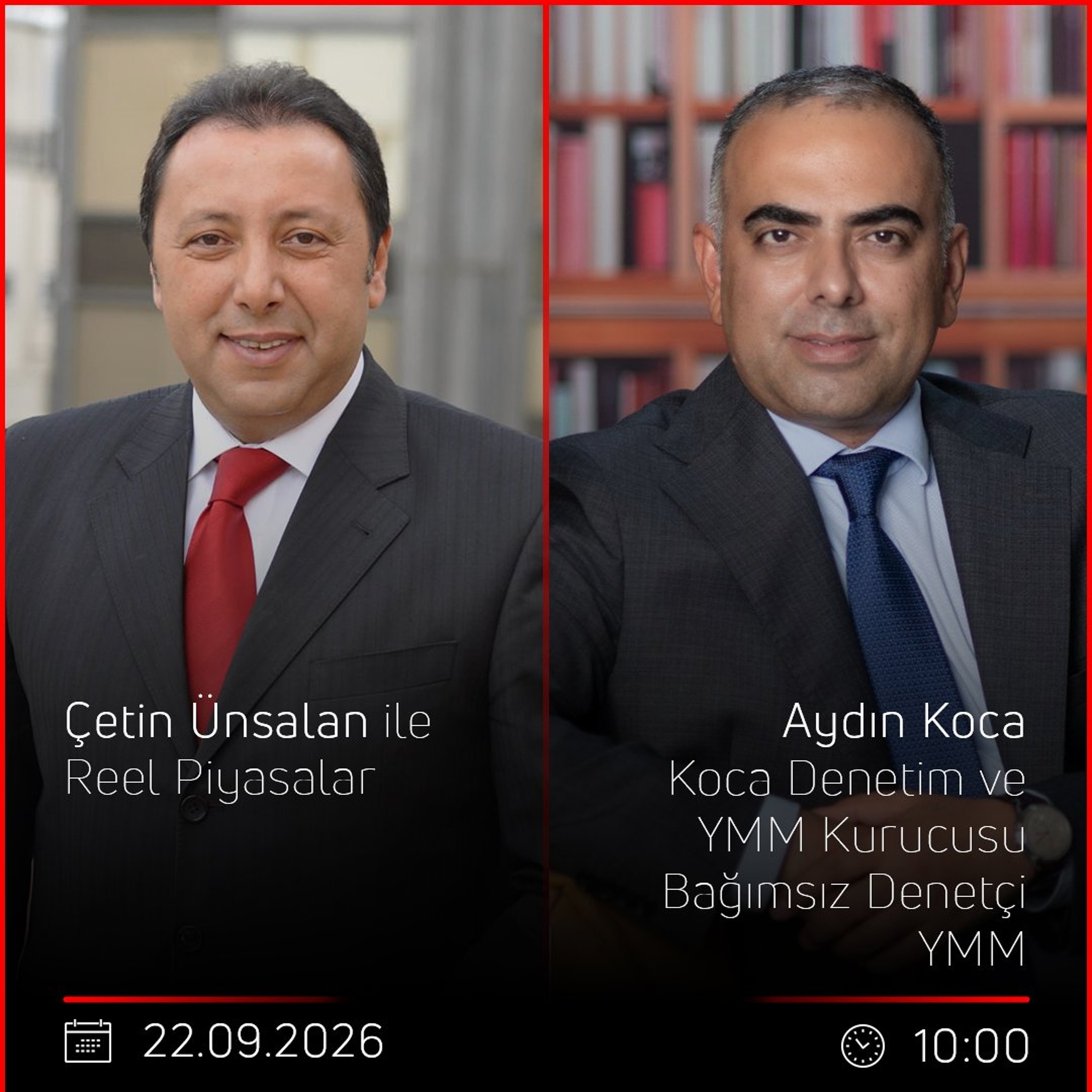 Aydın Koca - Çetin Ünsalan ile Reel Piyasalar