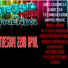 Techno and Friends Tunesday Tunes 4.22.25