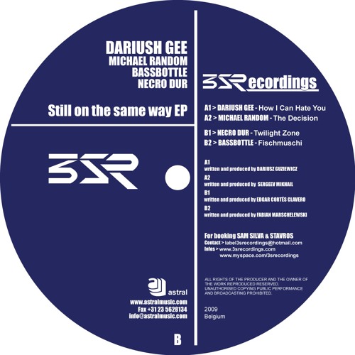 DARIUSH GEE - How I Can Hate You A1