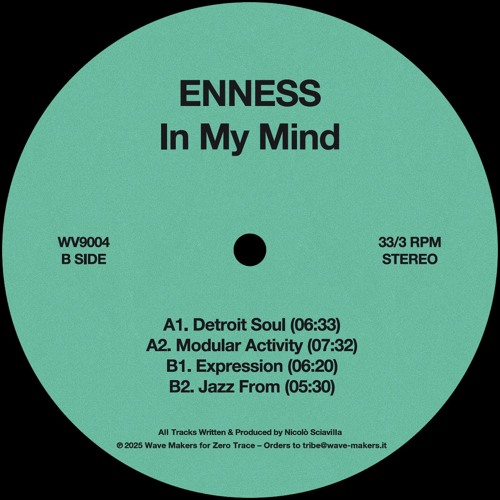 WV9004 / ENNESS - In My Mind