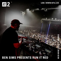 BEN SIMS Pres RUN IT RED 91. July 2022