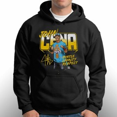 John Cena Marker Wht Hustle Loyalty Respect Shirt