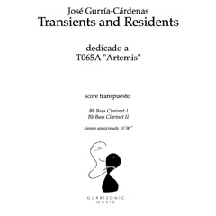 Transients and Residents for Bass Clarinet duet (M)