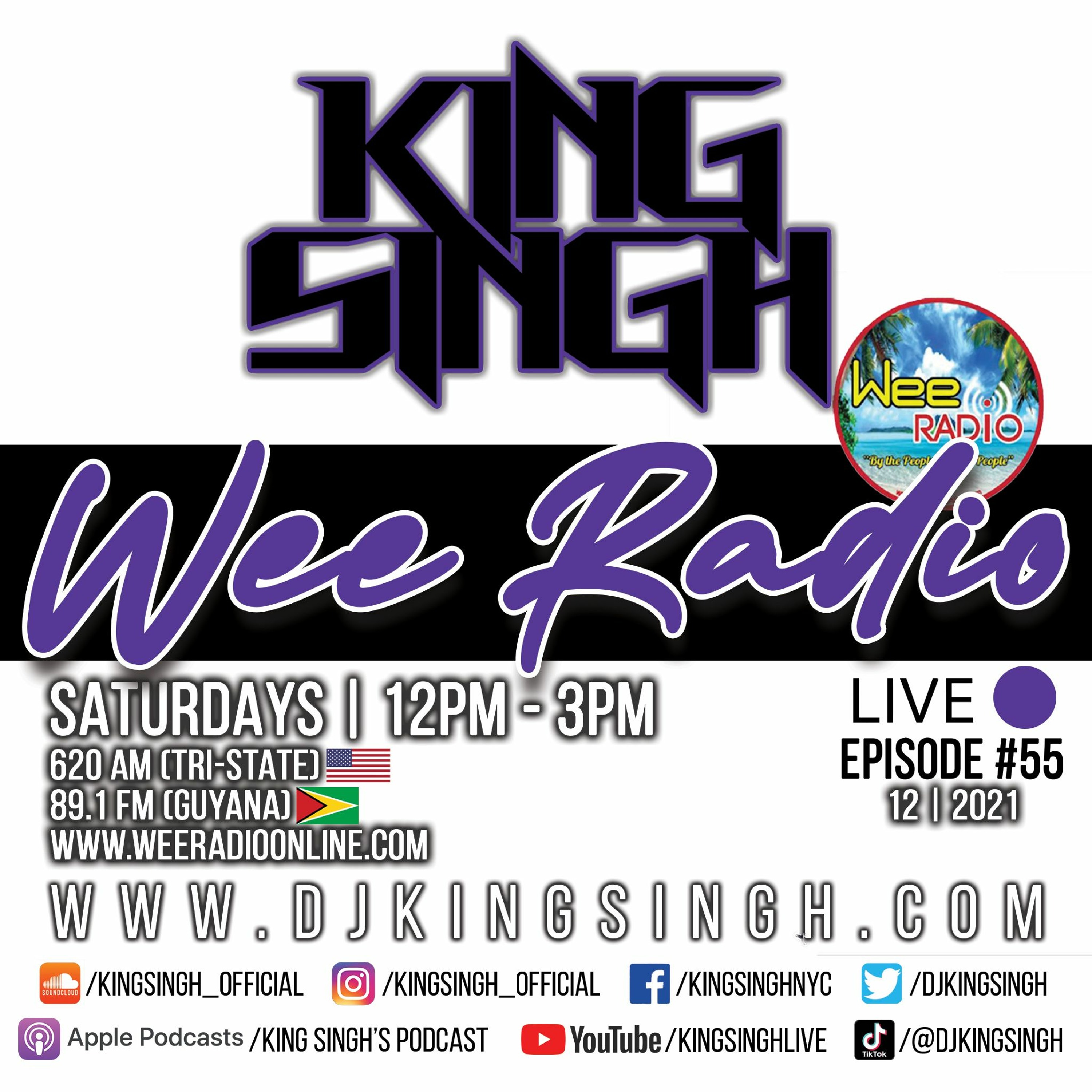 Live ep.55 (620AM NYC & 89.1FM Guyana) | The King is in the Building. episode artwork