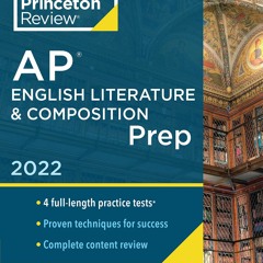 Ebook Dowload Princeton Review AP English Literature & Composition Prep, 2022