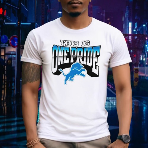 Stream Detroit Lions This Is One Pride Shirt by trendteeshirts