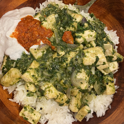 Palak Paneer (Vegan)