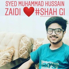 Mera Mazloom Hussain|Noha❤️2020|Nadeem Sarwer| #Shah Gii