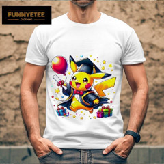 Cartoon Pikachu Graduation 2024 Shirt