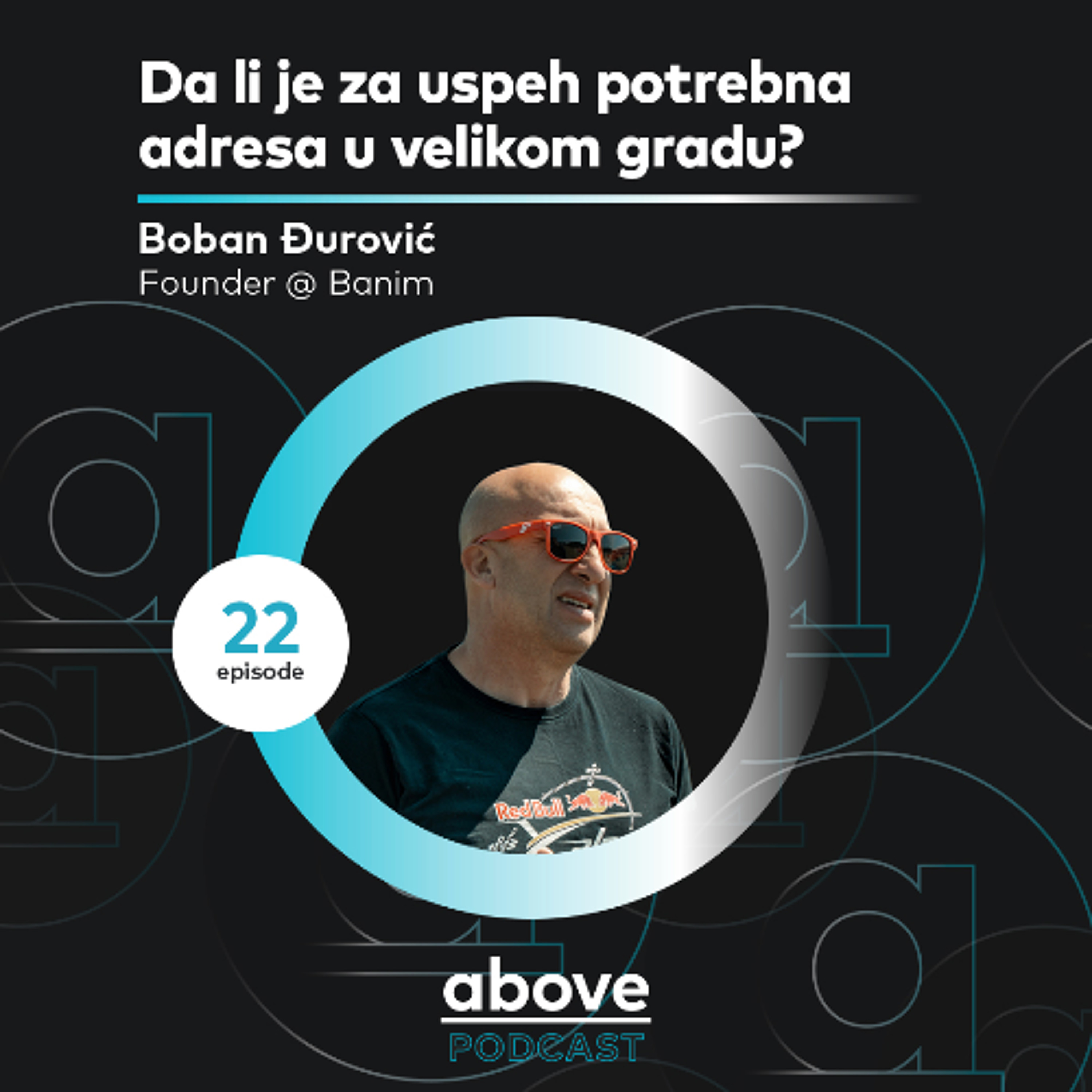 Da li je za regionalni poslovni uspeh neophodna adresa u velikom gradu? I Boban Đurović I Above EP22 episode artwork