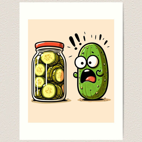 Tickle pickles “stuck in a state of cucumber”  Hillside