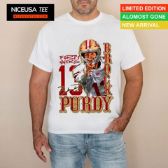 Sortie Brock Purdy Forty Niner Football Player Signature T-Shirt