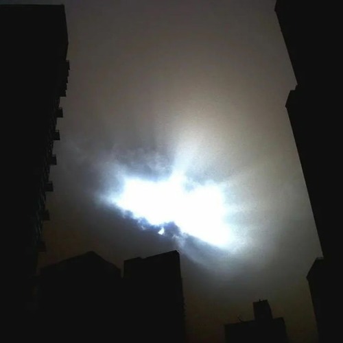 through the clouds