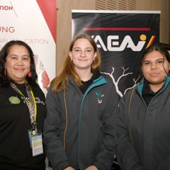 Larissa and Jess from the Koorie Big Day Out (KBDO) at Careers Day Out 2024