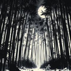 Nighttime In the Bamboo Forest