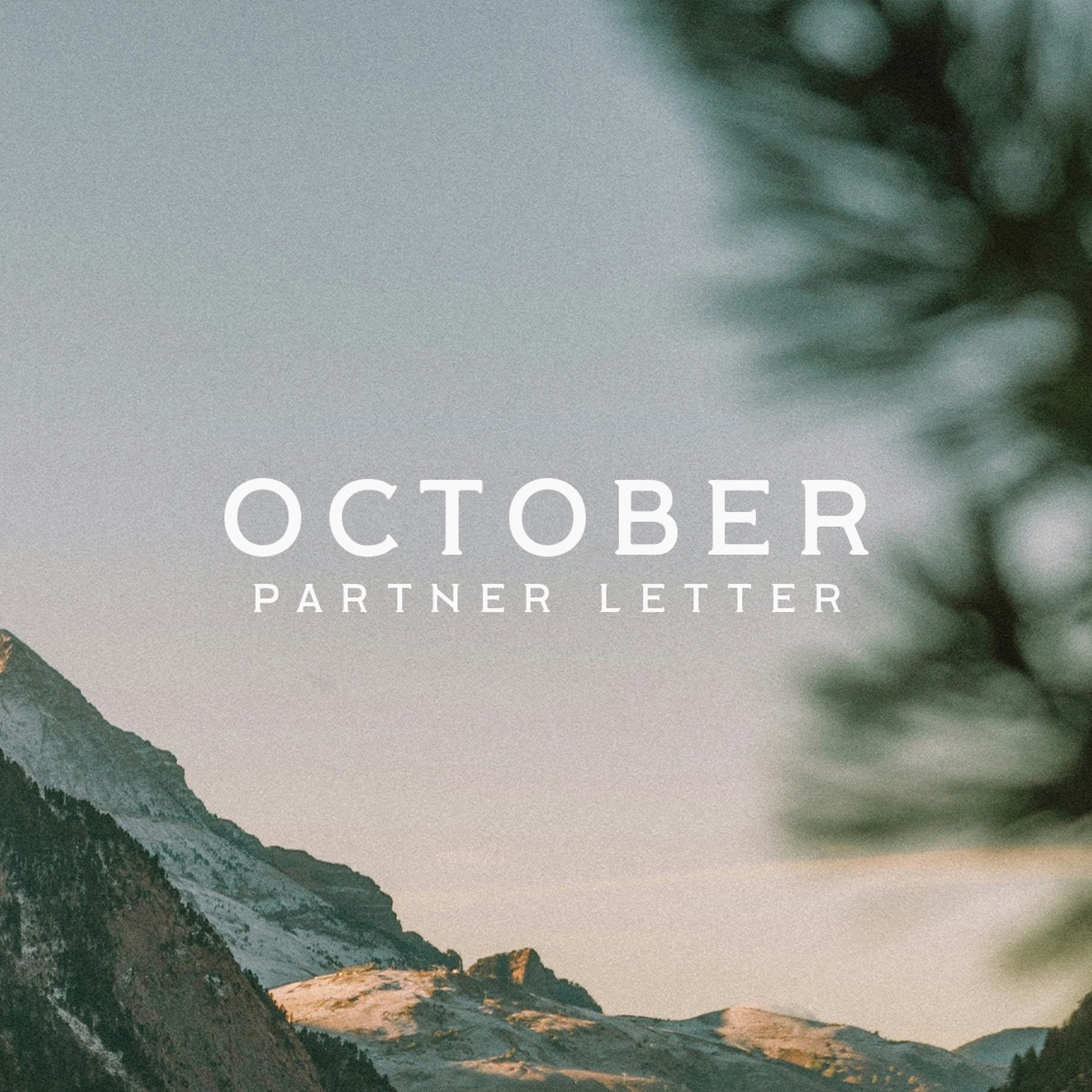 Fellowship and Fullness of Joy | October 2025 Partner Letter