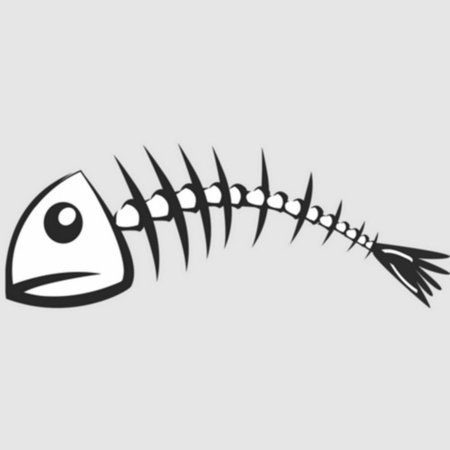 Тату эскизы скелет рыбы