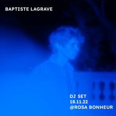 Dj set @Rosa Bonheur 18.11.22