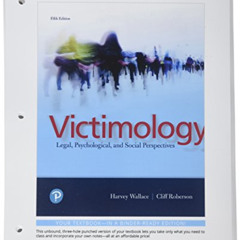[DOWNLOAD] KINDLE 📤 Victimology: Legal, Psychological, and Social Perspectives by  H