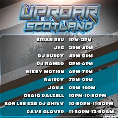 Uproar Scotland Friday Sessions Feat Dave Glover