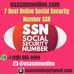 Buy Social Security Number