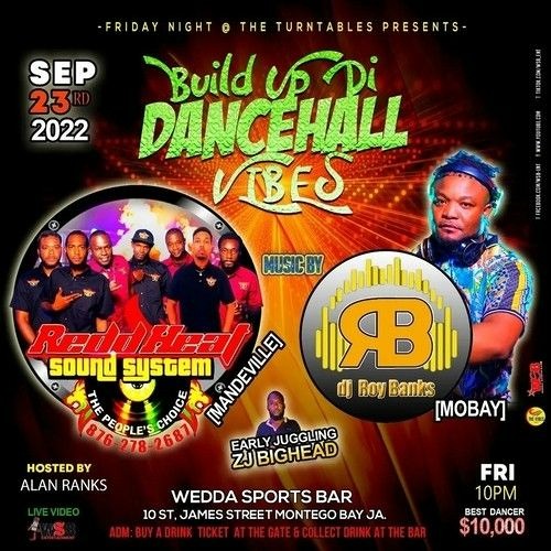 Reddheat 9/22 (Build Up Di Dancehall Vibes) Mobay