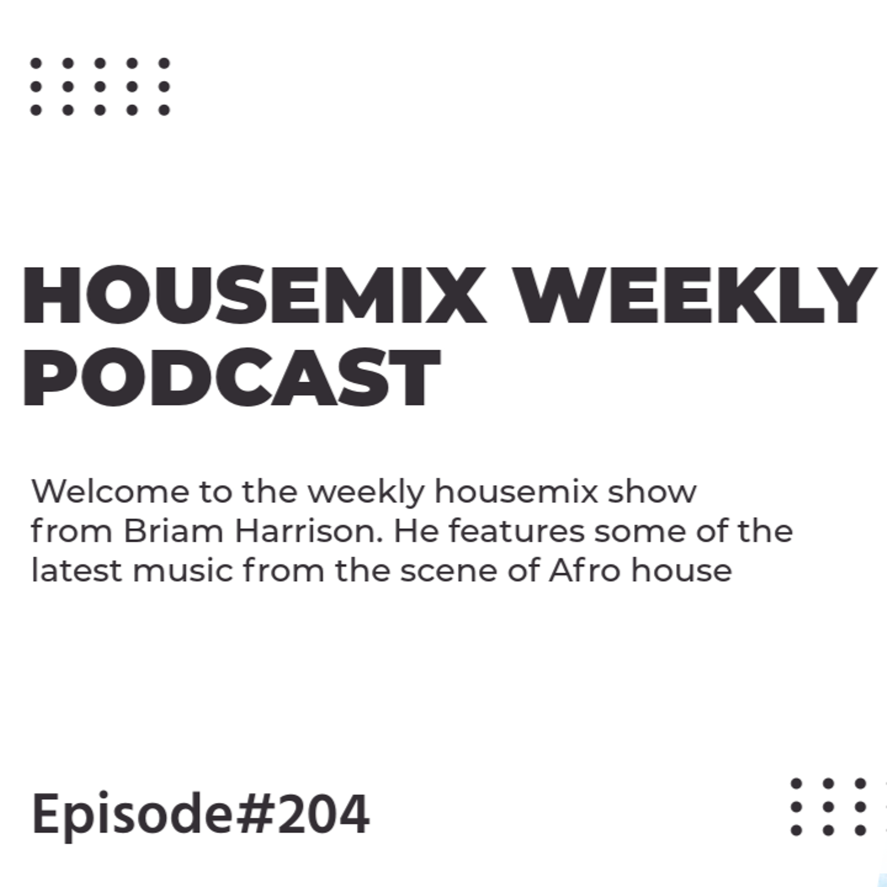HouseMix 204 episode artwork