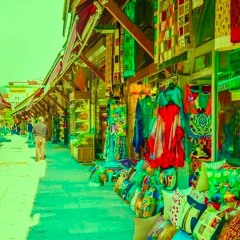 "Afternoon at the Market" ©2022 Linda Dachtyl