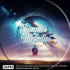 Summer Melodies on DI.FM - October 2023 with myni8hte & Guest Mix from Illarion