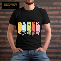 Gamer Pac-man Mega Man Link Mario And Kirby Shirt