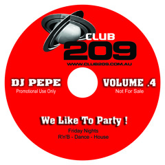 Dj Pepe - Club 209 Vol. 04