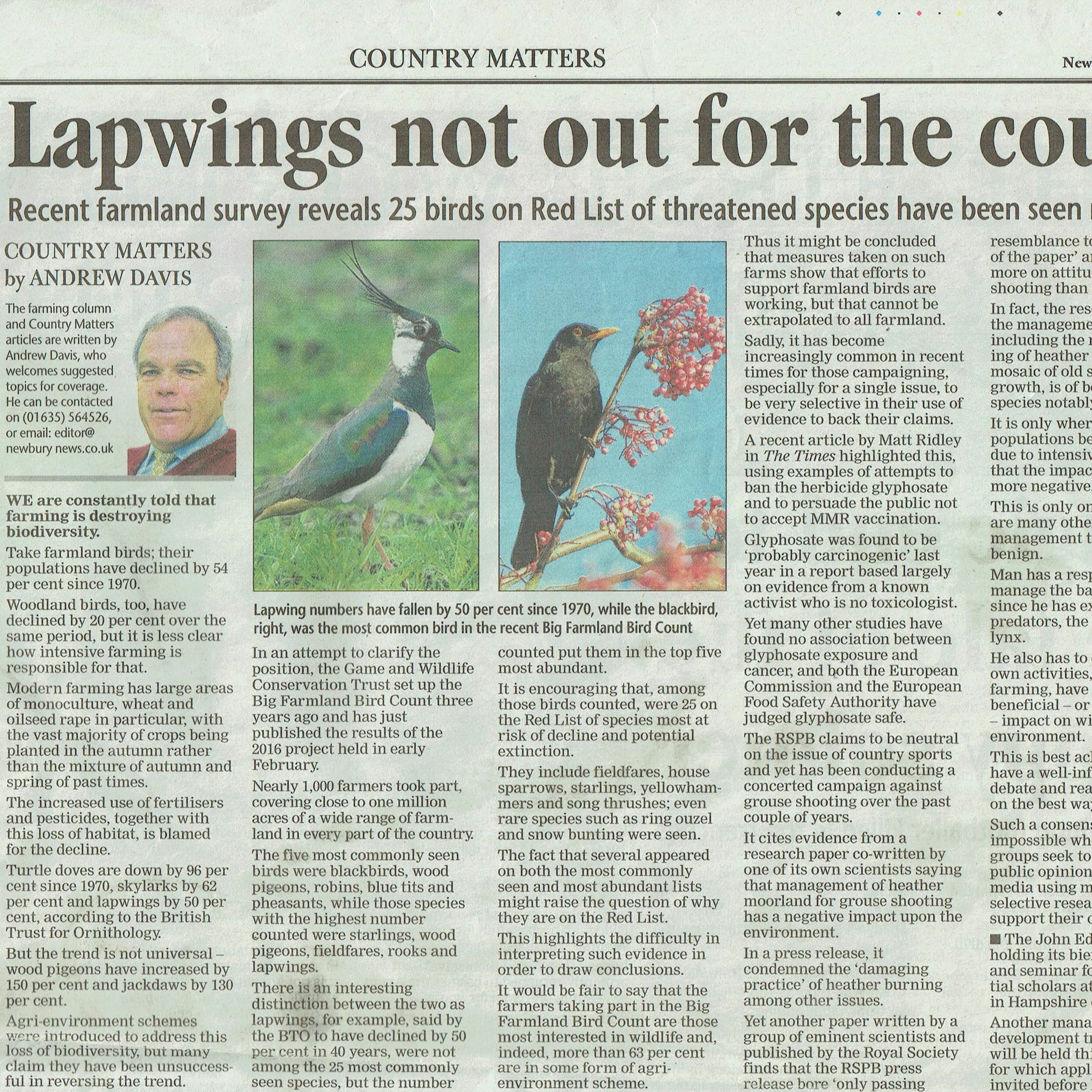 2021 RANTING ON THE JOB 6 - FARMERS AND BIRDS WORKING TOGETHER 3 - LAPWING CONSERVATION episode artwork