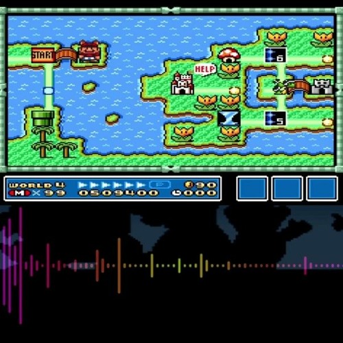 Super Mario Bros. 3 - World 4 Map (Sega Genesis Remix)