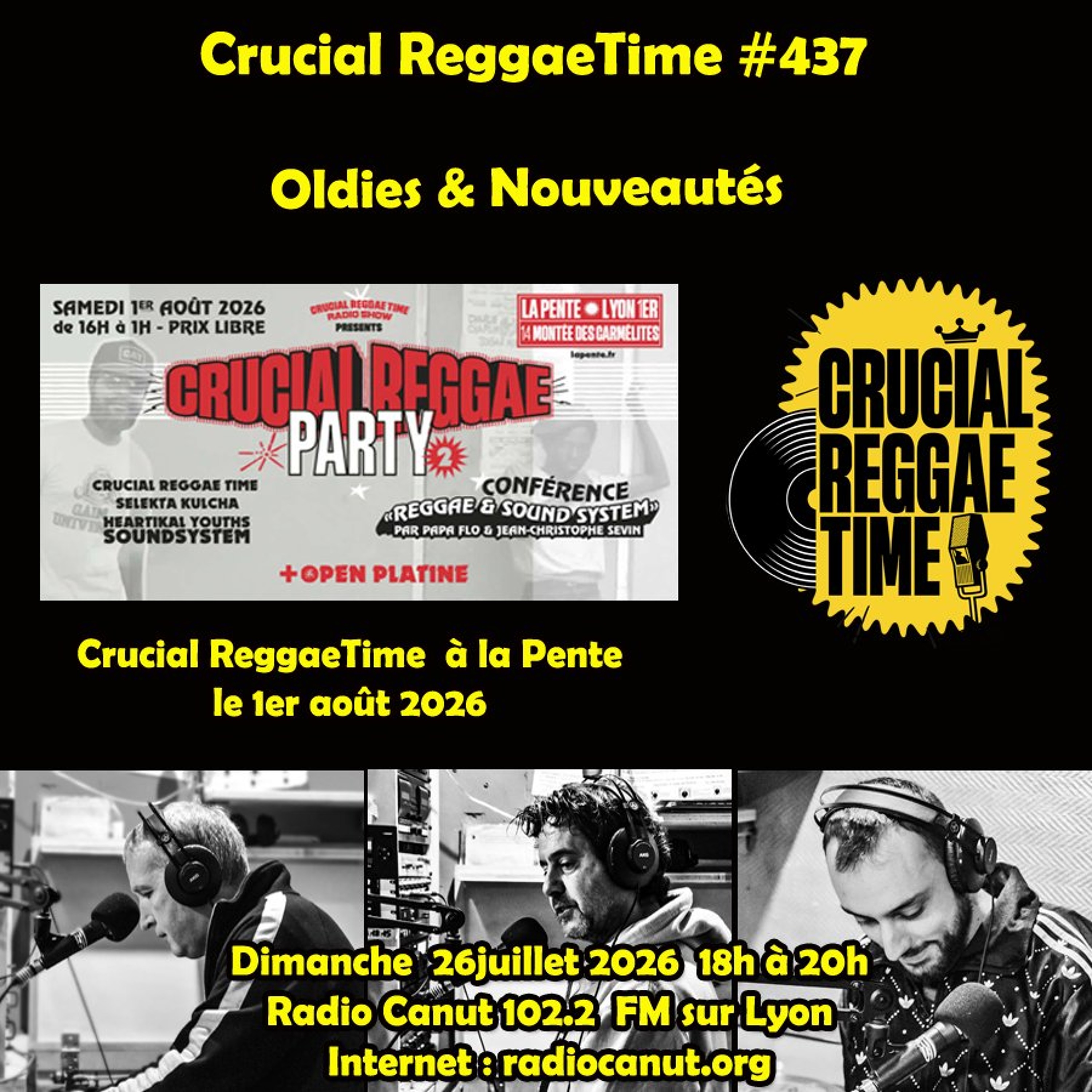 Crucial Reggae Time #437 26072026 2h