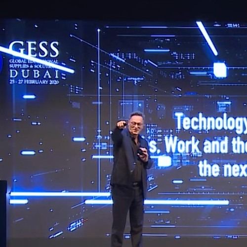 Futurist Keynote Speaker Gerd Leonhard, GESS Dubai 2020: Future of Education, Jobs & Work