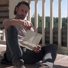 dear carl, i forgot who i was - rick grimes / sign crushes motorist