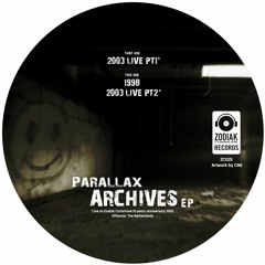 ZC025 - 1998 - Parallax - Archives EP - Zodiak Commune Records