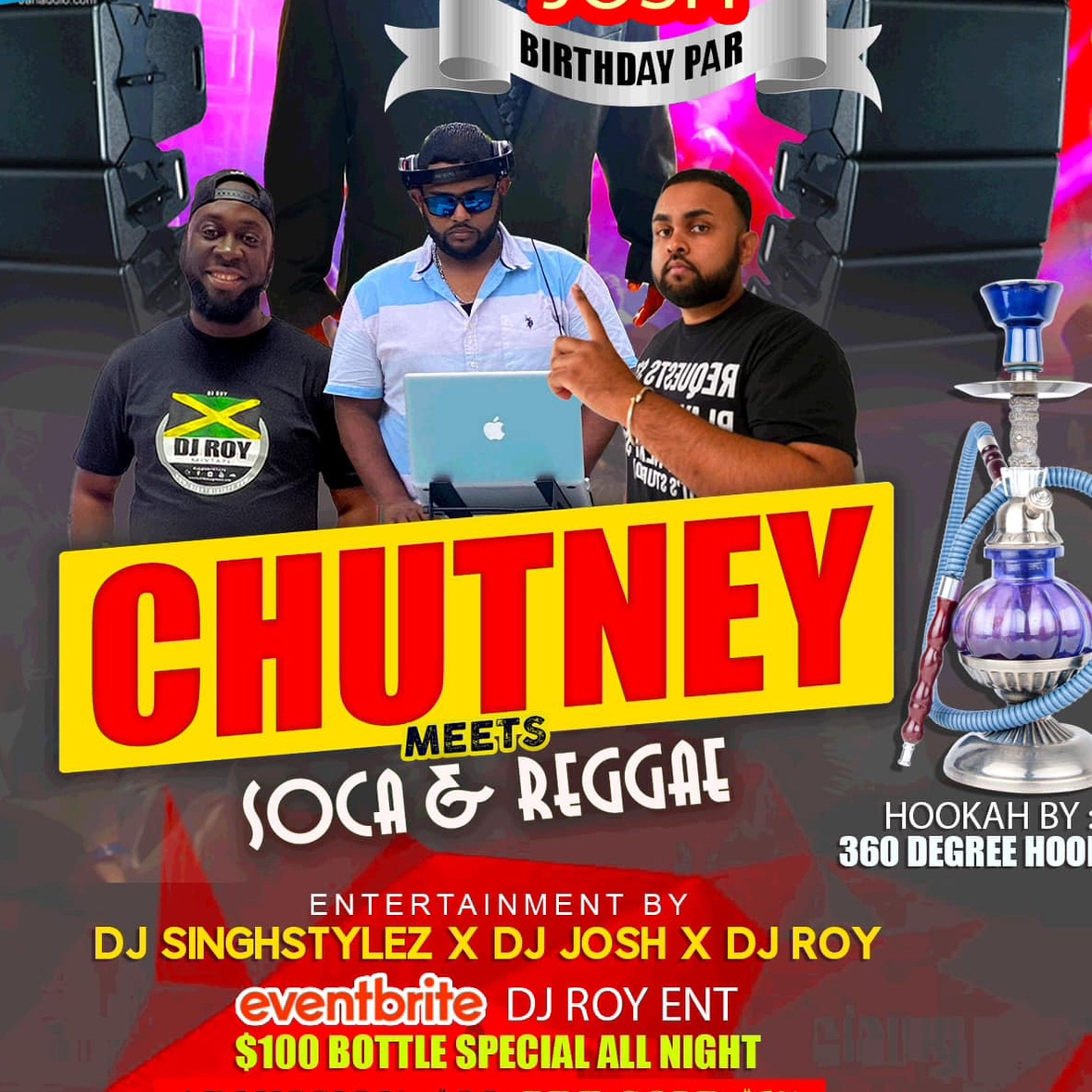 DJ ROY X DJ SINGHSTYLEZ X DJ JOSH CHUTNEY MEETS SOCA & REGGAE 02.01.25 LIVE AUDIO