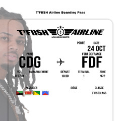 TFIISH AIRLINE (CDG TO FDF)