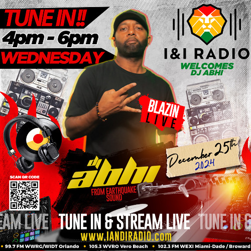 Abhi EarthQuake Radio Show [CLEAN MIX] - I&I Radio - December 25th 2024