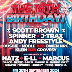 Andy Freestyle & MC Marcus - Chain Reaction Sheffield Sept 24 PREVIEW