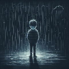 alleine im regen