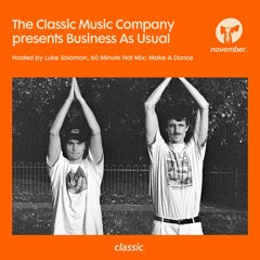 Business As Usual November 2021: Luke Solomon & Make A Dance