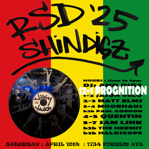 RSD 2025 SHINDIGZ -01- Prognition - JiggyJamzLIVE