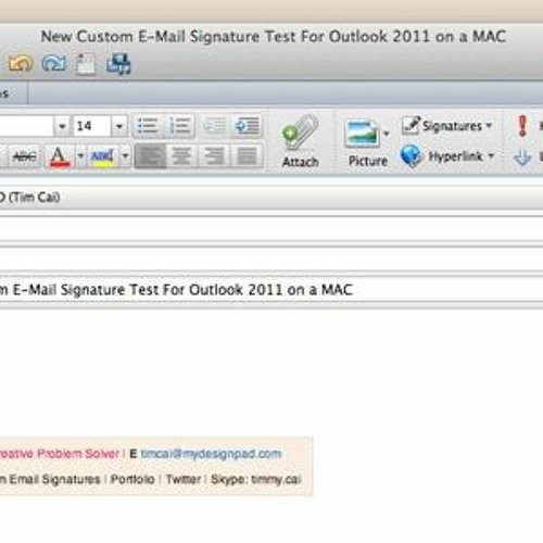 Create Html Email In Outlook