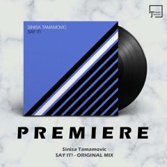 PREMIERE: Sinisa Tamamovic - Say It! (Original Mix) [SYSTEMATIC RECORDINGS]